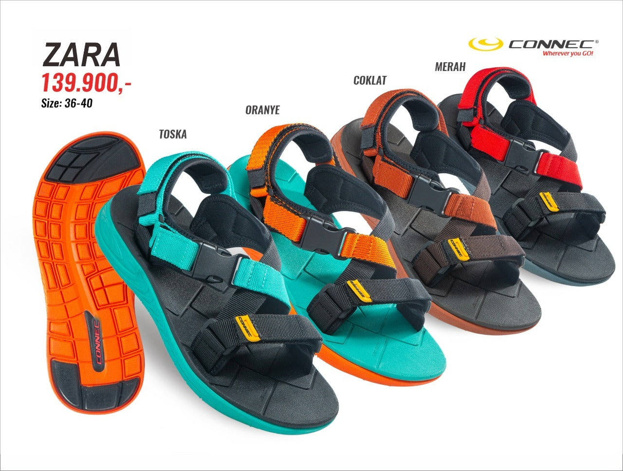 Sandal Gunung Outdoor Serbaguna Connec Zara