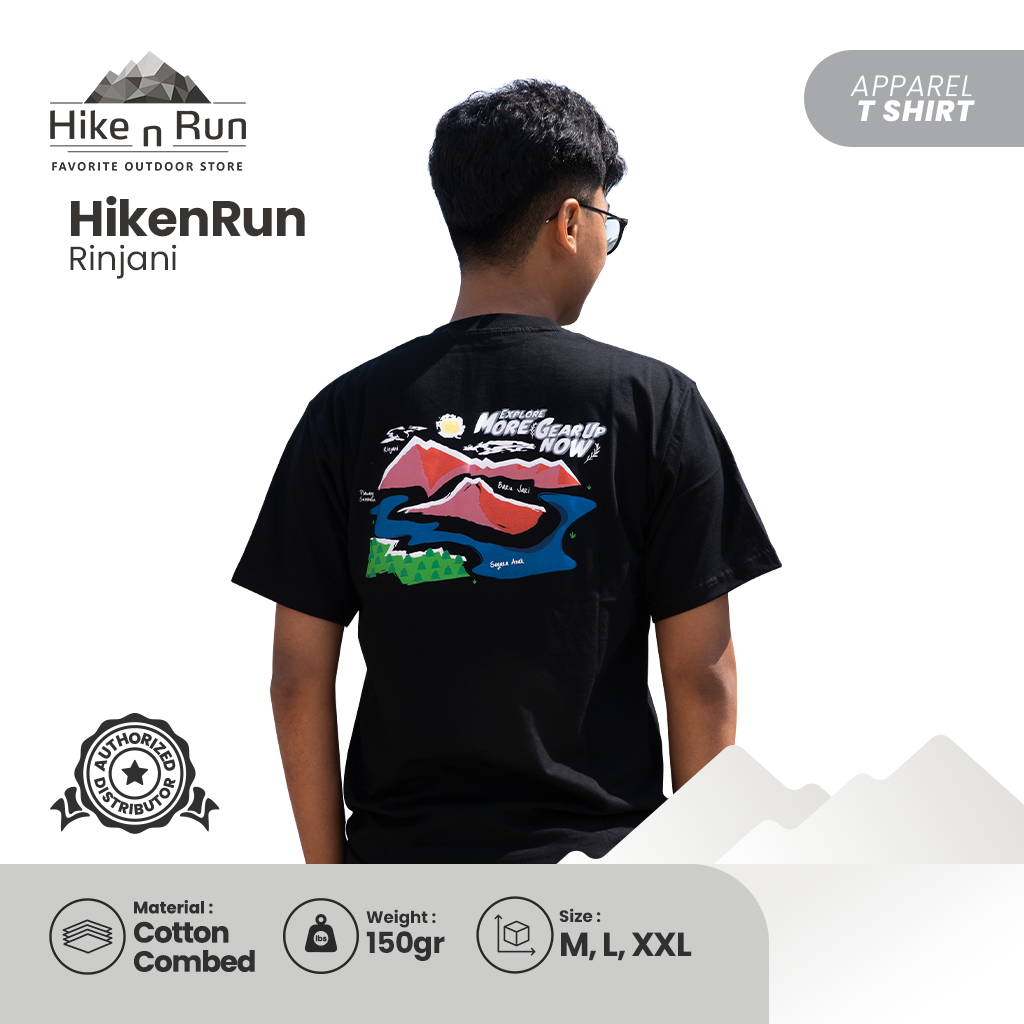 HikeNRun X Indofest T-shirt Rinjani