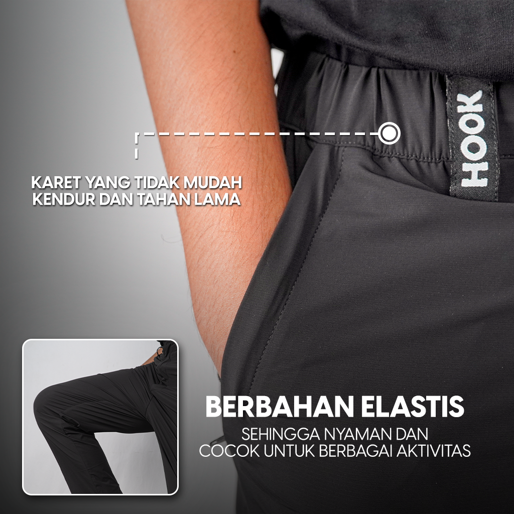 Hook Zero Gravity Celana Panjang Outdoor Serbaguna Quick Dry Trousers