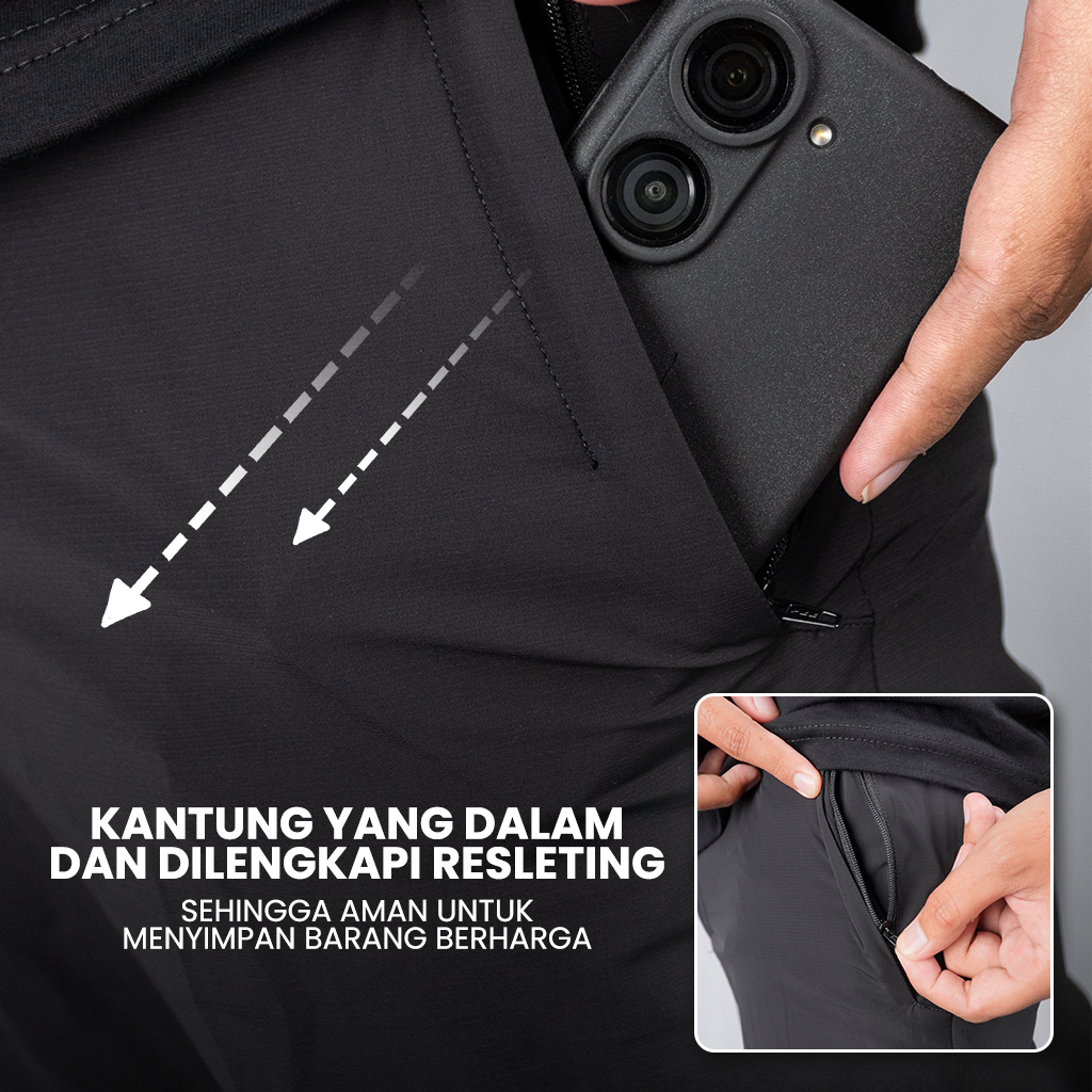 Hook Zero Gravity Celana Panjang Outdoor Serbaguna Quick Dry Trousers