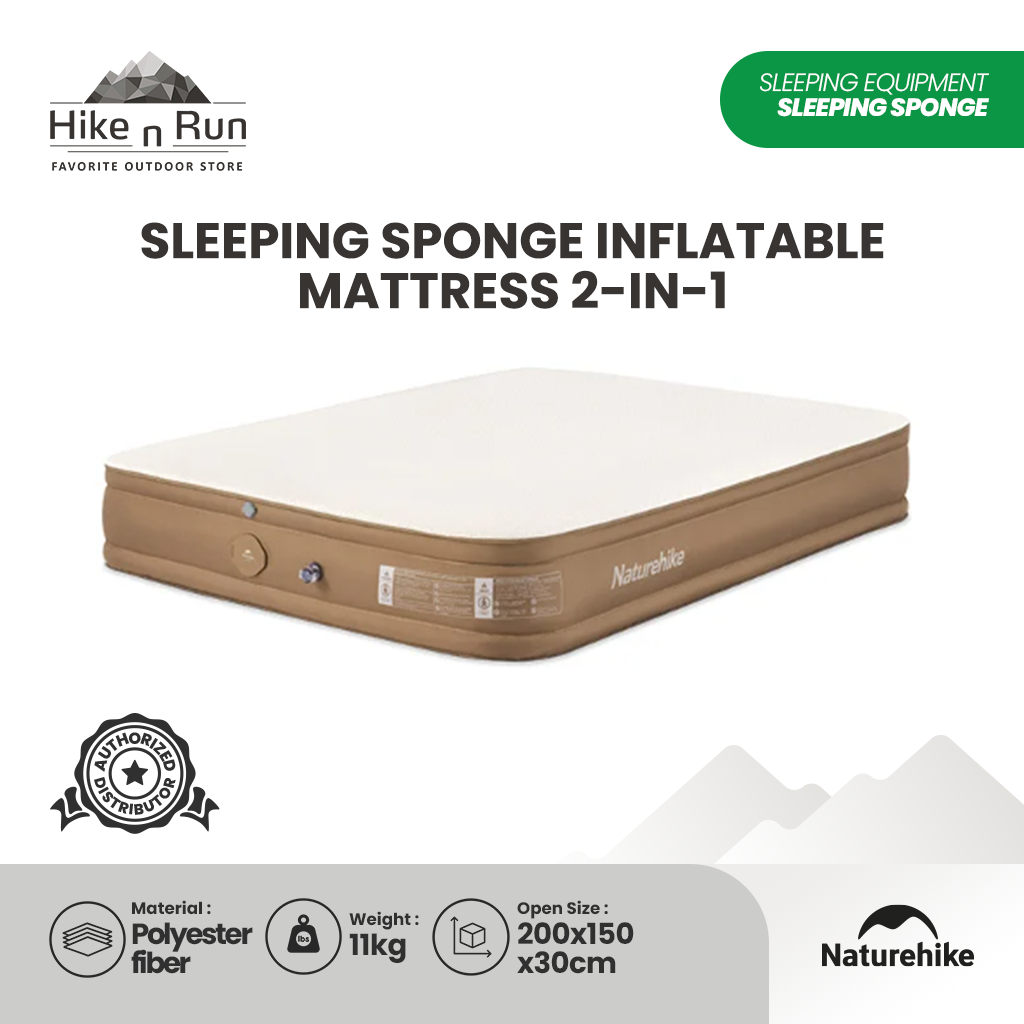 PREORDER!!! Matras Angin Camping Naturehike CNH22DZ026 Air Mattress Built in Air Pump