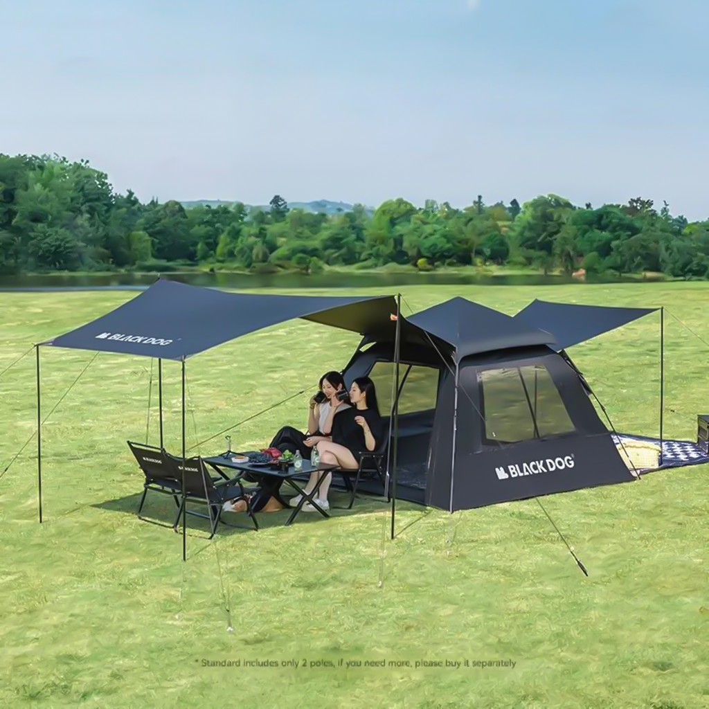 Tenda Summer 2 Pintu 2 Jendela Black Dog CBD2450WS030 Camping 2.4 Automatic Tent