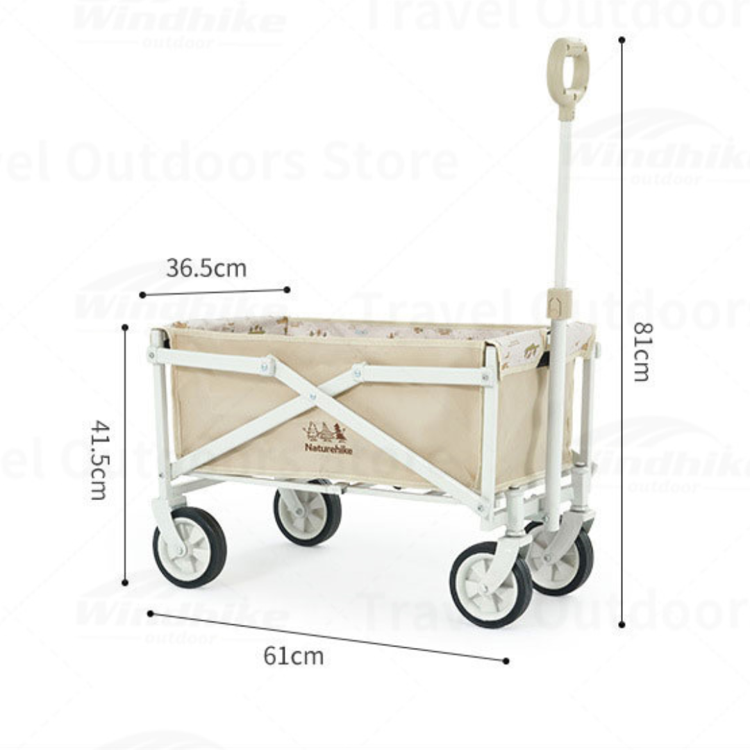 Mini Troli Lipat Naturehike CNH22JU012 Folding Camping Trolley