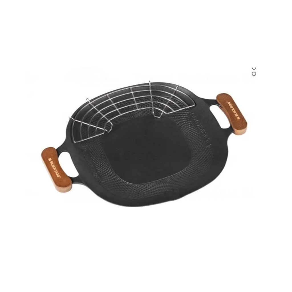 Panggangan Anti Lengket Black Dog CBD2300CW011 Portable Grill Pan Plat