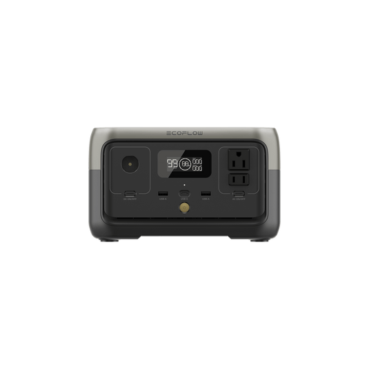 Genset Listrik Portabel EcoFlow RIVER 2 256Wh 300W Portable Power Station Outdoor Camping RV Hiking