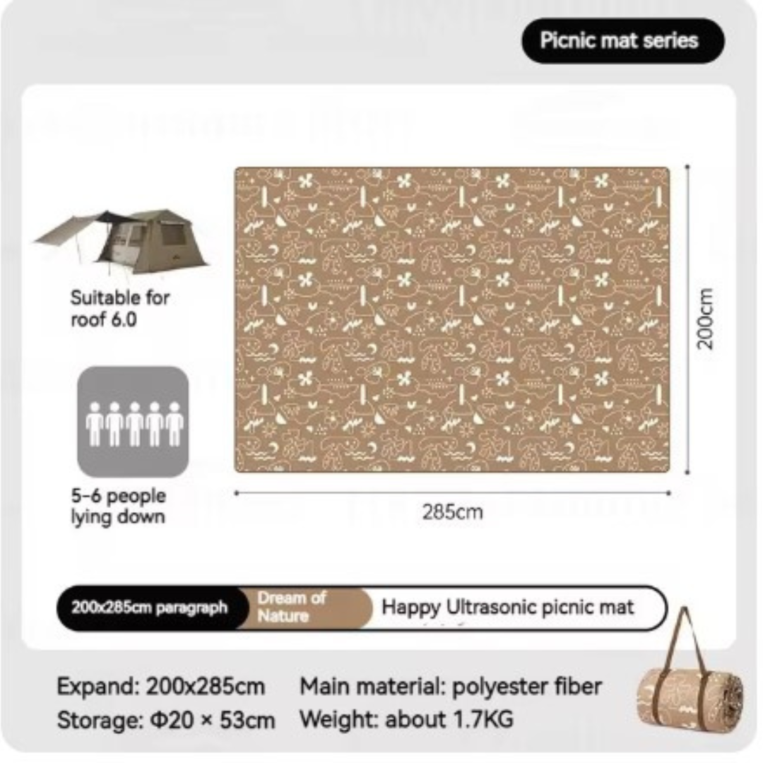 matras tent Matras Piknik Motif Ultrasonic Naturehike CNK2350WS010 Camping Piknik – Hike n Run