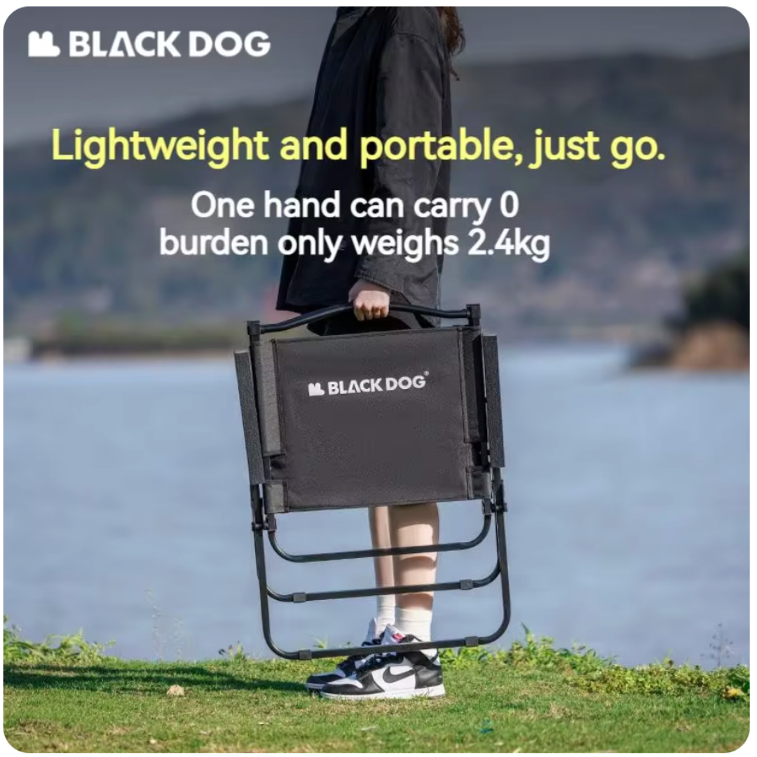 Kursi Lipat Portable Ringan Black Dog CBD2450JJ01 Ultralight Camping Chair