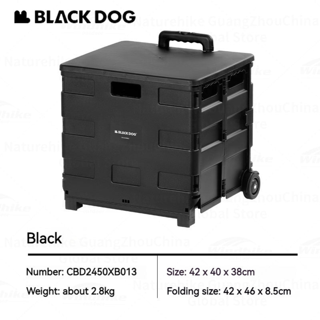 Black Dog Tempat Penyimpanan Serbaguna CBD2450XB013 Folding Storage Box Camping