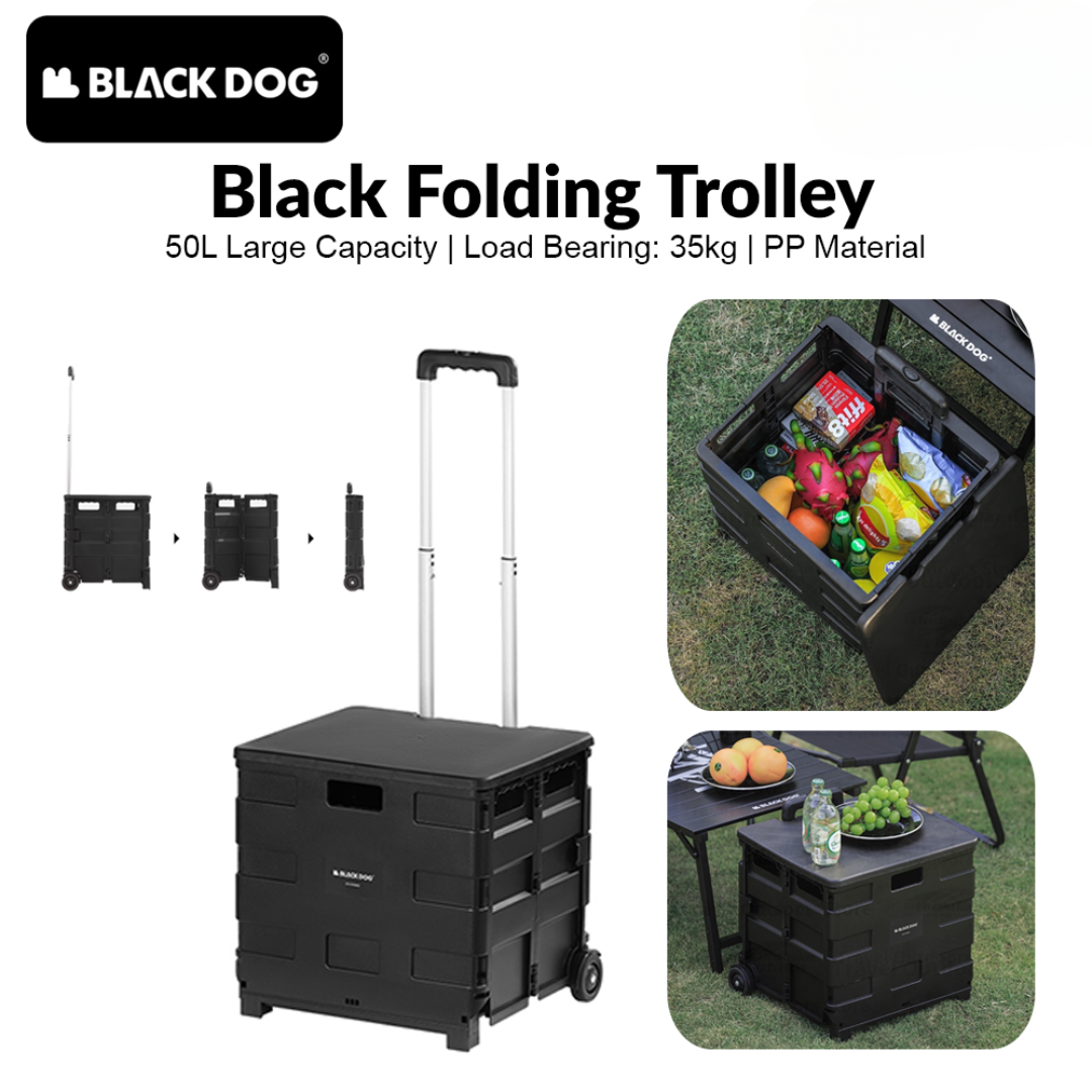 Black Dog Tempat Penyimpanan Serbaguna CBD2450XB013 Folding Storage Box Camping