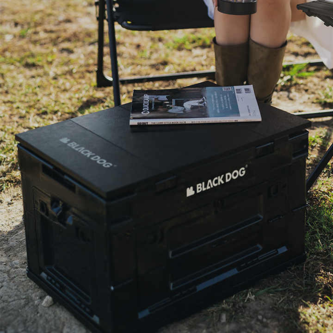 Black Dog Tempat Penyimpanan Serbaguna CBD2450XB015 Folding Storage Box Camping