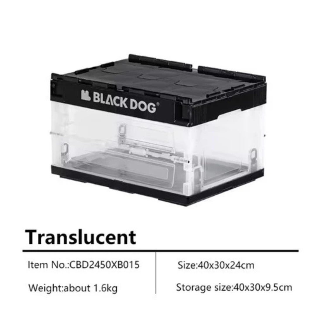 Black Dog Tempat Penyimpanan Serbaguna CBD2450XB015 Folding Storage Box Camping