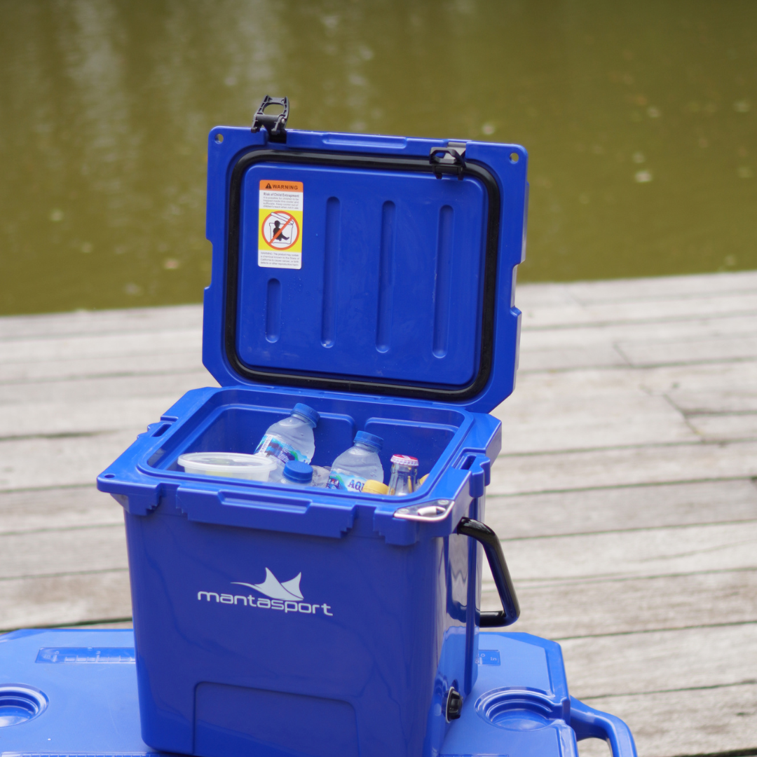 Mantasport Tropic Carry 17L Cooler Box Camping With Aluminium Handle Bar