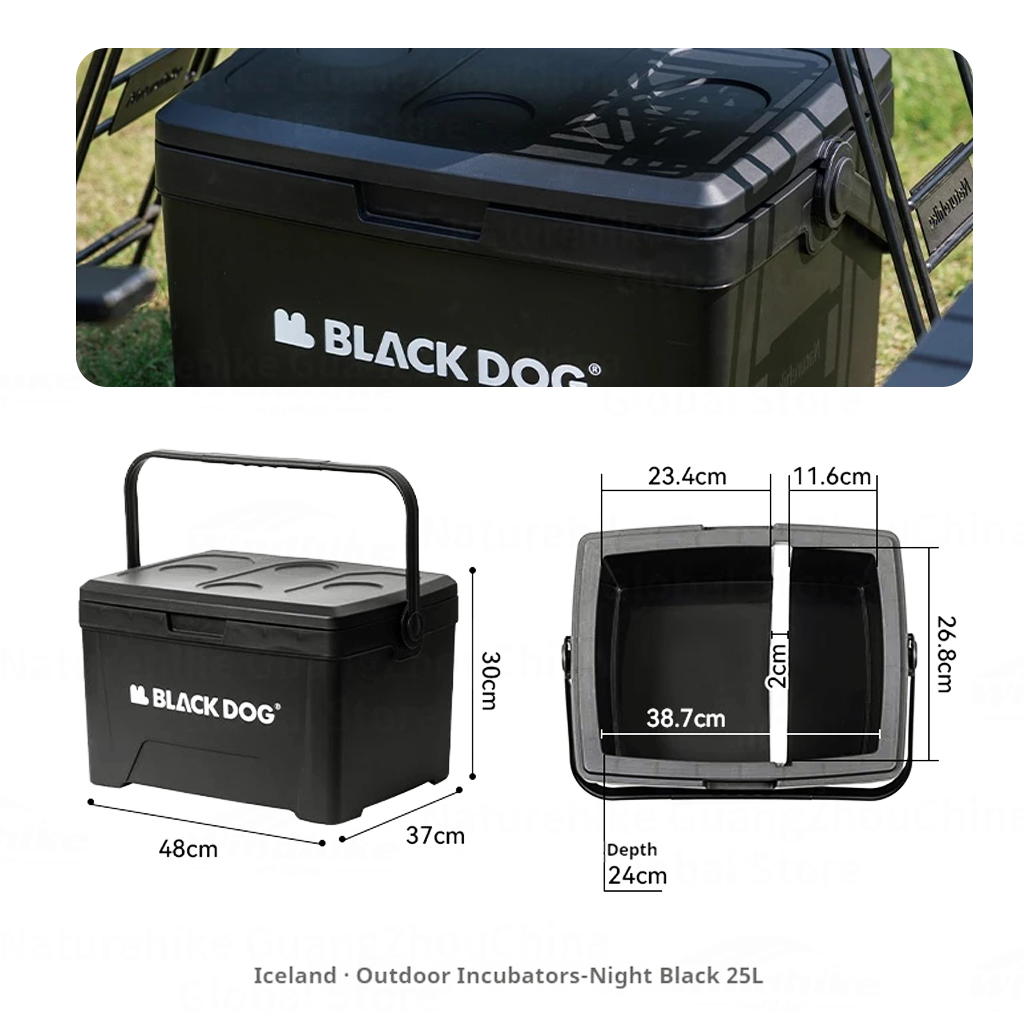 Yuexia Kotak Pendingin Black Dog CBD2450CF01 Outdoor Coolbox Incubator