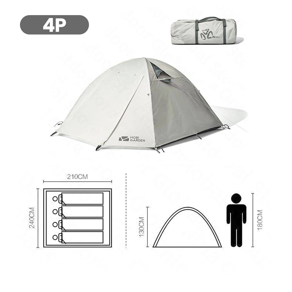 Mobi Garden Cold Mountain Tenda Camping  MZ093005 NXZ1429065 Hiking Tent 2-4P