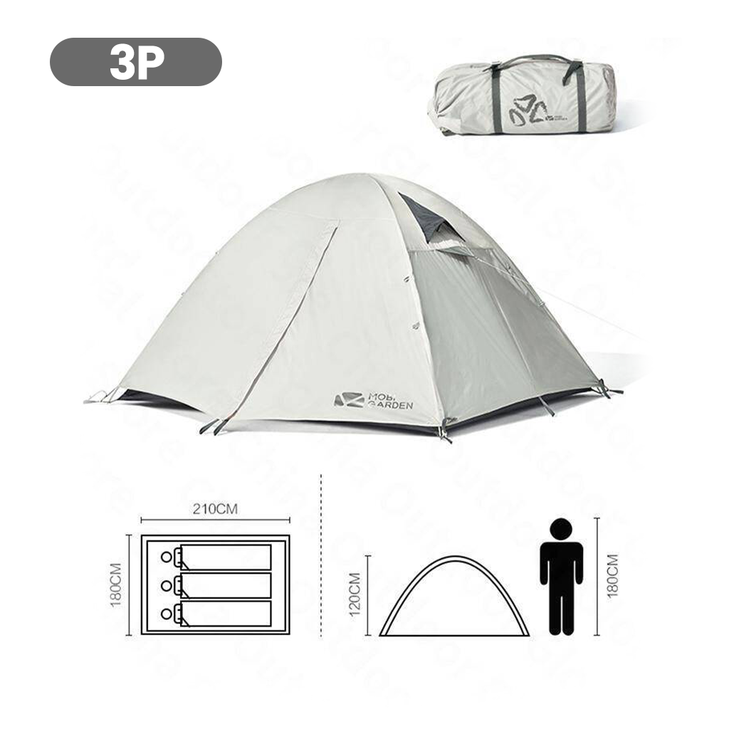 Mobi Garden Cold Mountain Tenda Camping  MZ093005 NXZ1429065 Hiking Tent 2-4P