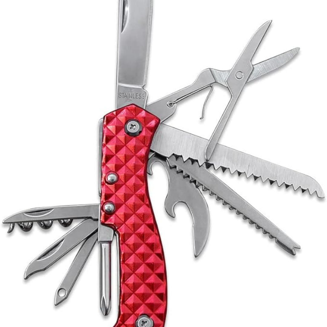 Alat Multifungsi Munkees Multi-Tool Stainless - 2580