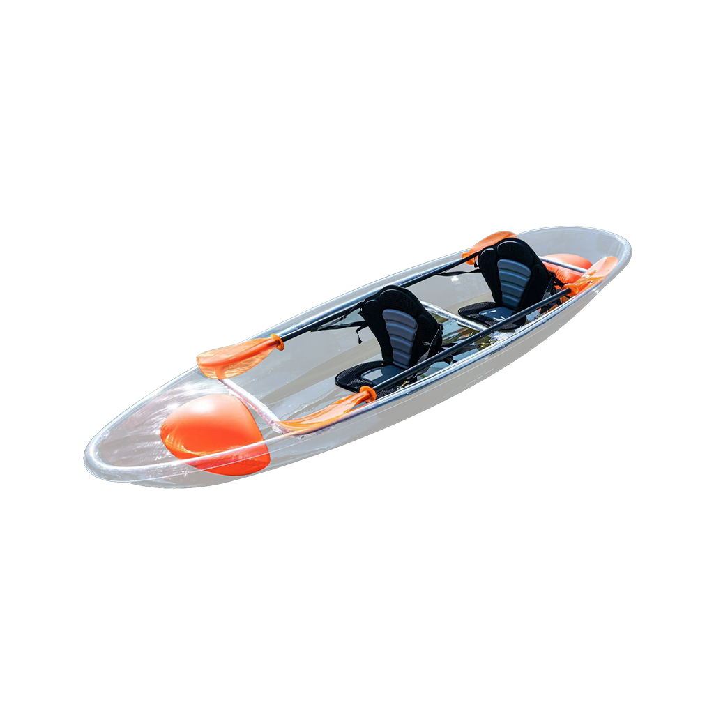 Kayak Mantasport Nemo 2 Orang Perahu Air Transparent Wisata Free Dayung