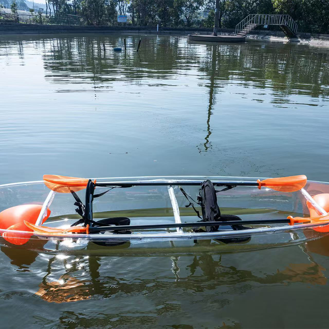 Kayak Mantasport Nemo 2 Orang Perahu Air Transparent Wisata Free Dayung