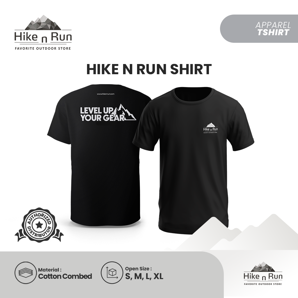 Baju Kaos Hike N Run T-shirt