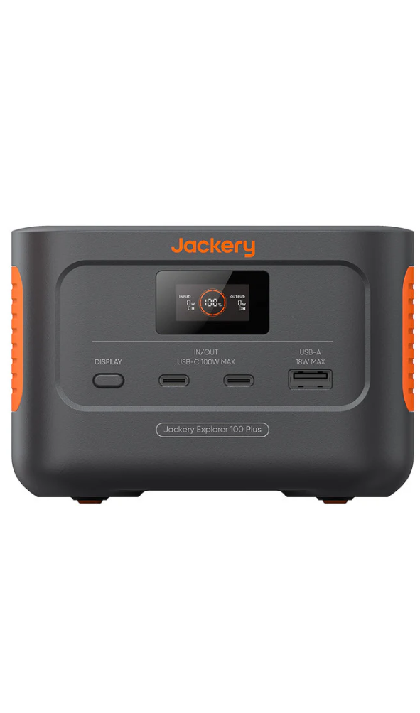 Jackery Explorer 100 Plus Portable Power Station Solar Generator - Power Bank Outdoor Hiking Camping