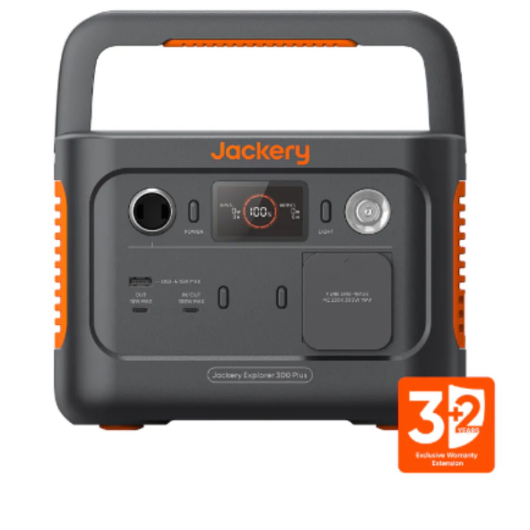 Jackery Explorer 300 Plus Portable Power Station Solar Generator - Power Bank Outdoor Hiking Camping