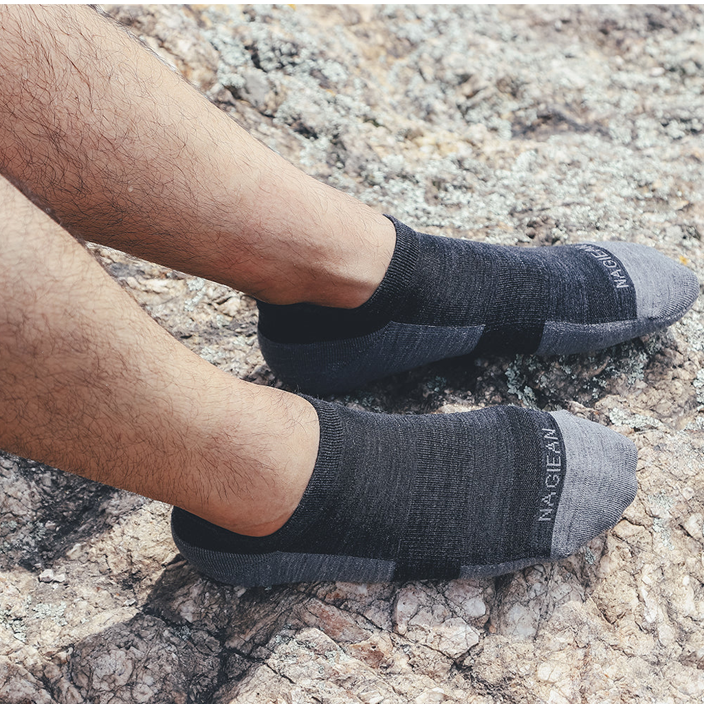 Na Giean Kaos Kaki Hiking NGNL0002 No Show Merino Socks