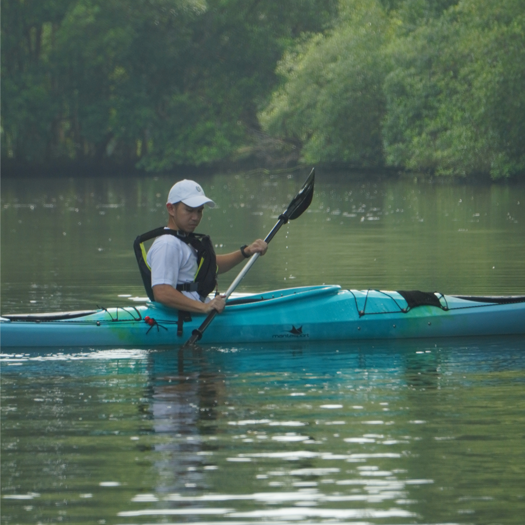 Kayak Mantasport Mantaray 1 Orang Perahu Wisata Air Free Dayung