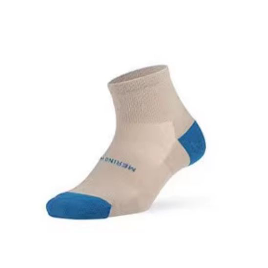 Zealwood Kaos Kaki Trail Run Hiking Ankle Merino Socks