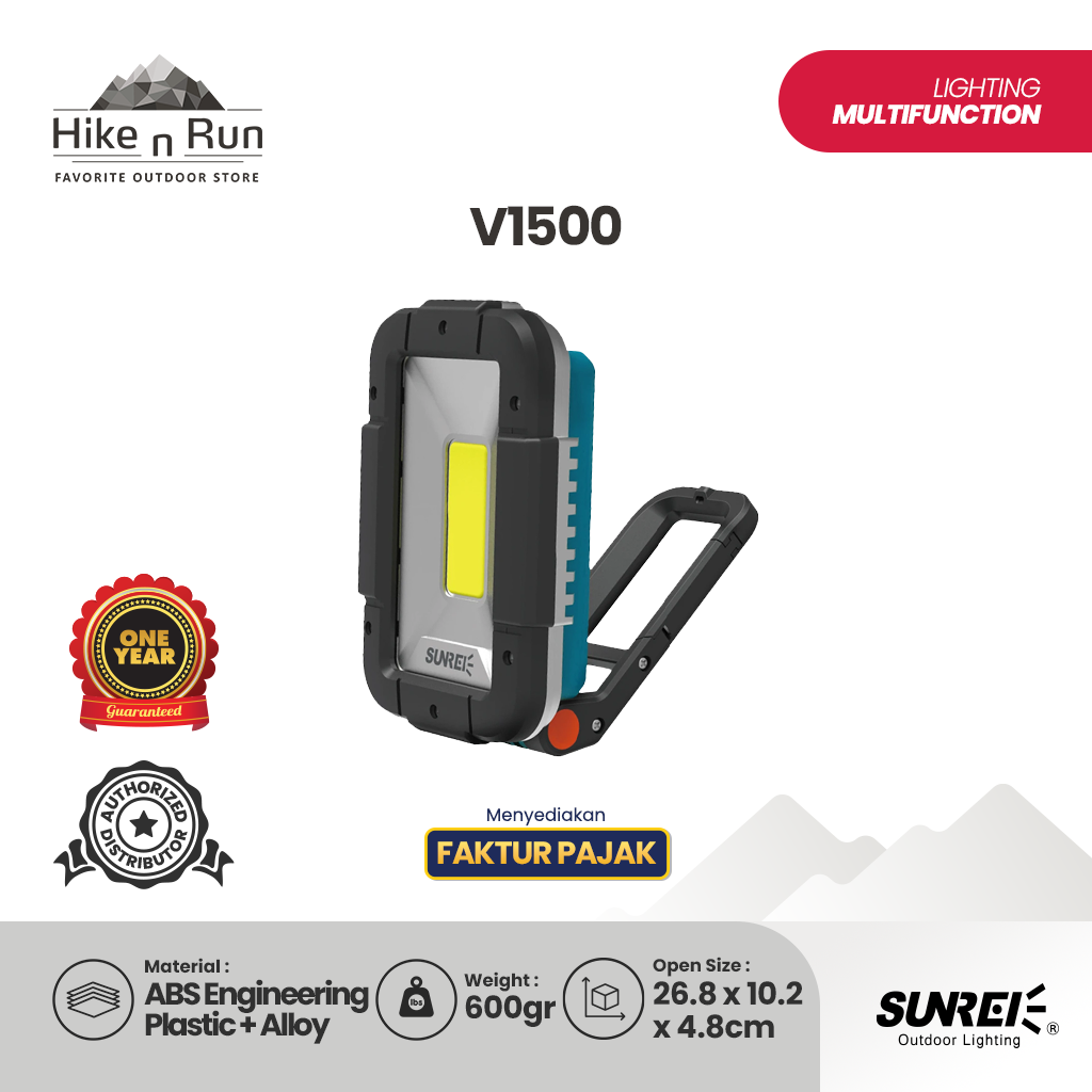 Sunrei Lampu Serbaguna V1500