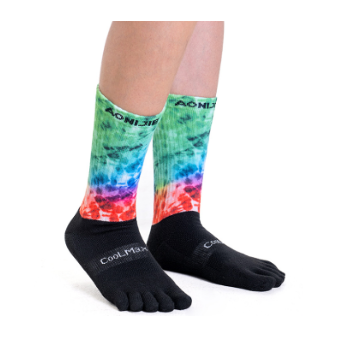 Aonijie Kaos Kaki E4843 Finger Crew Socks Pasang