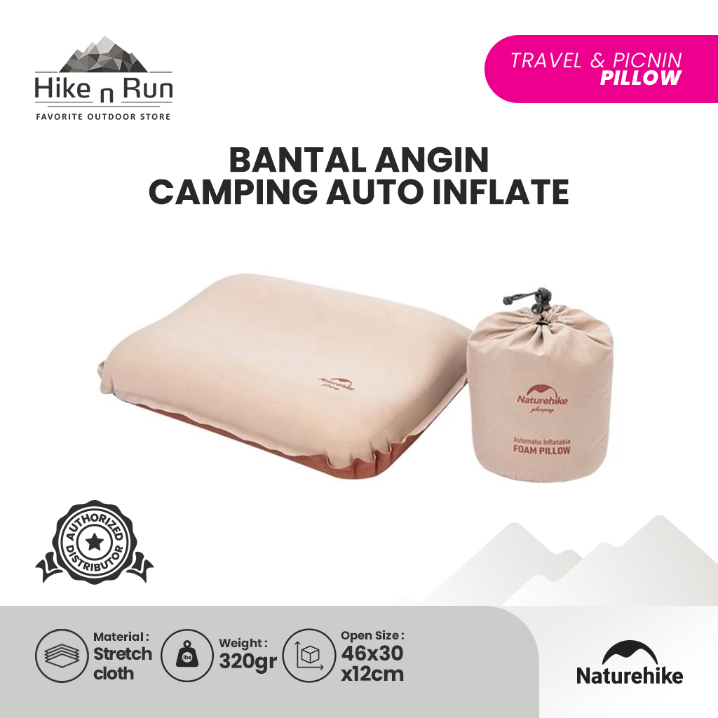Bantal Angin Naturehike NH21ZT001 Auto Inflate 3D Pillow Foam