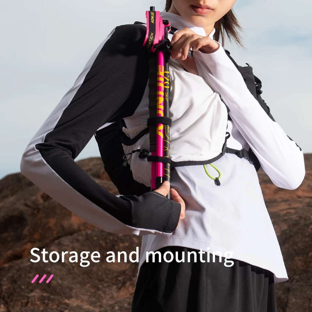Aonijie Trekking Pole Lipat E4214 Pair Folding Trekking Pole