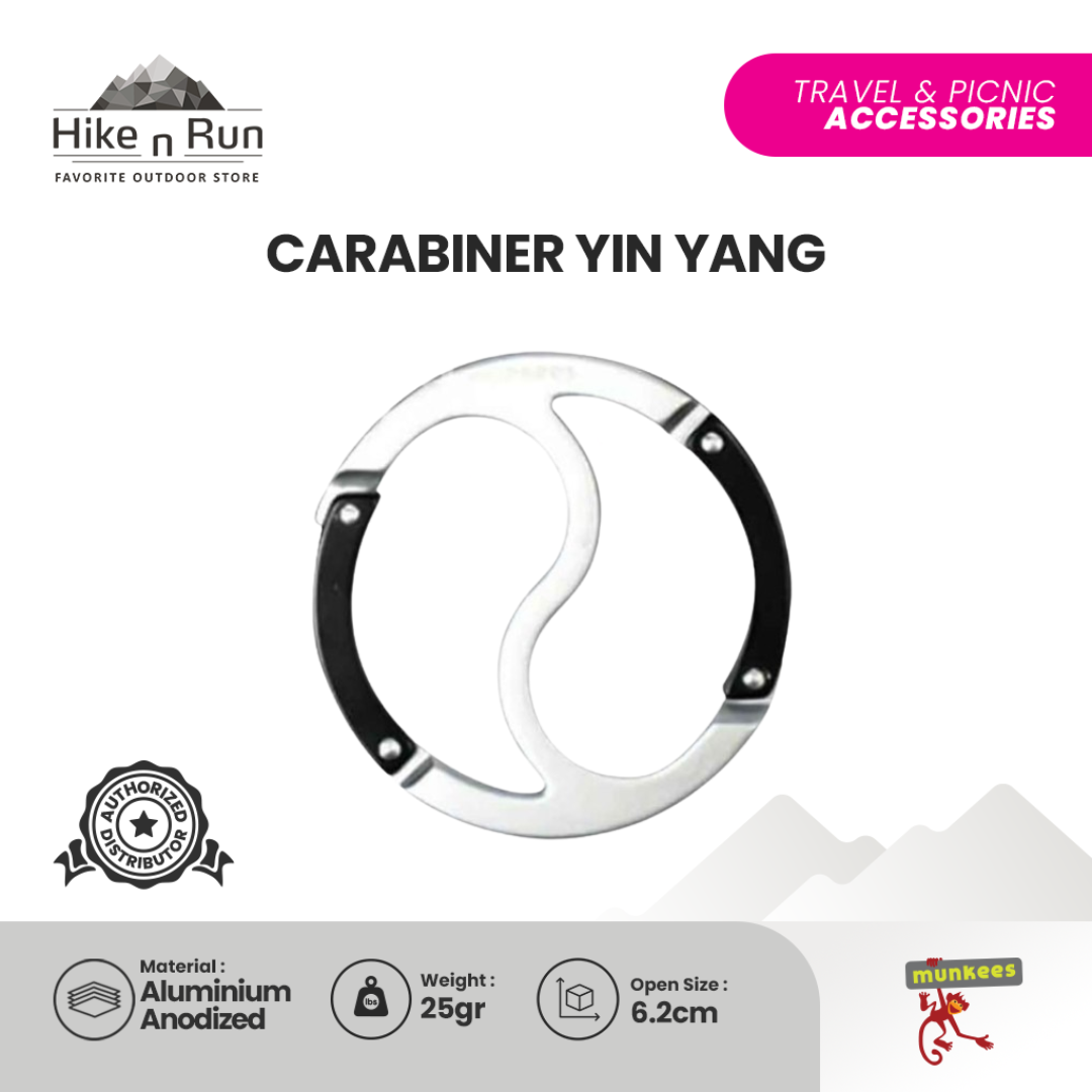 Aksesoris Carabiner Munkees 3260 Yin Yang Carabiner