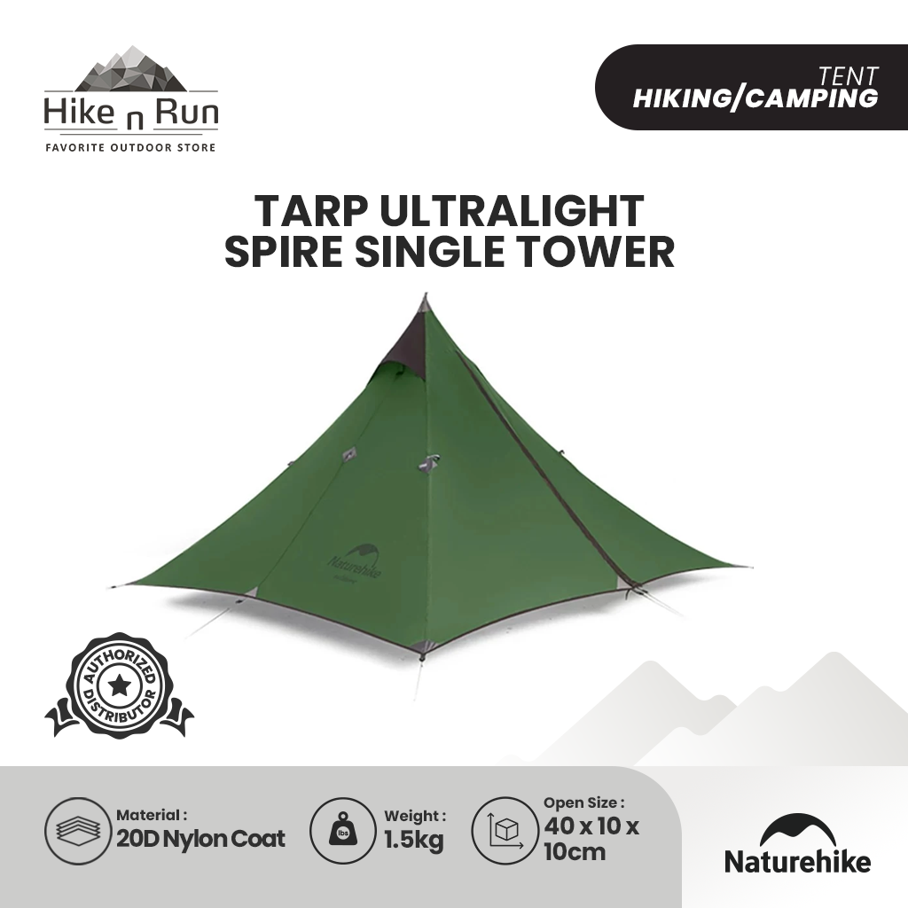 Naturehike Tent Tarp Spire Single Tower NH17T030-L