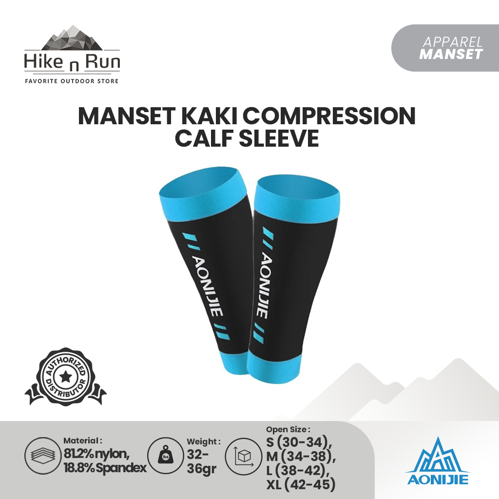 Aonijie E4405 Manset Kaki Compression Calf Sleeve