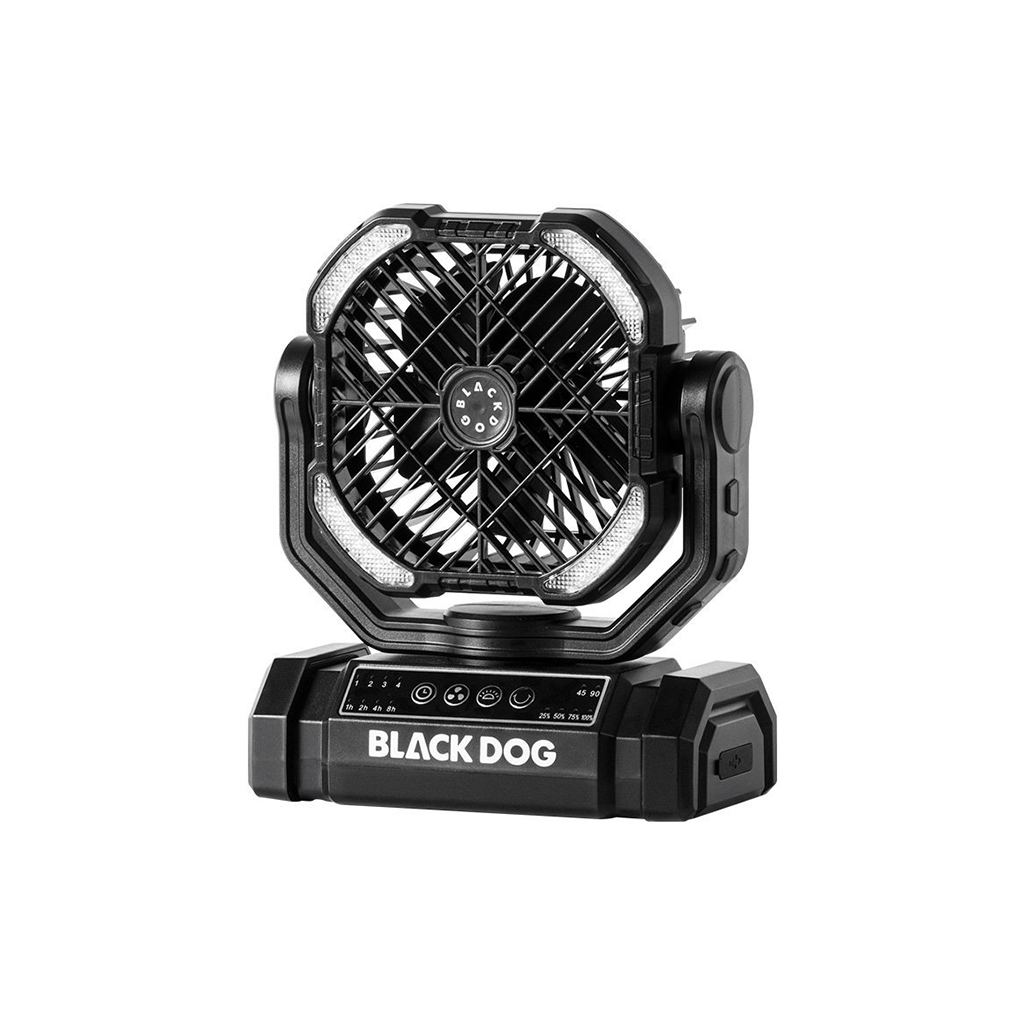 Blackdog Kipas Angin Camping Elektrik CBD2550ZM038 Strong Attack Table Fan Portable