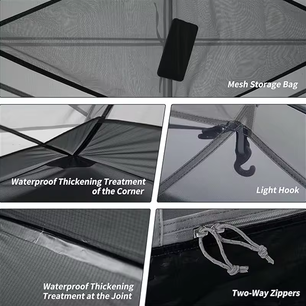 Naturehike Tenda Hiking Mongar NH17T007-M Tenda Ultralight 2 Orang NH19M002-J