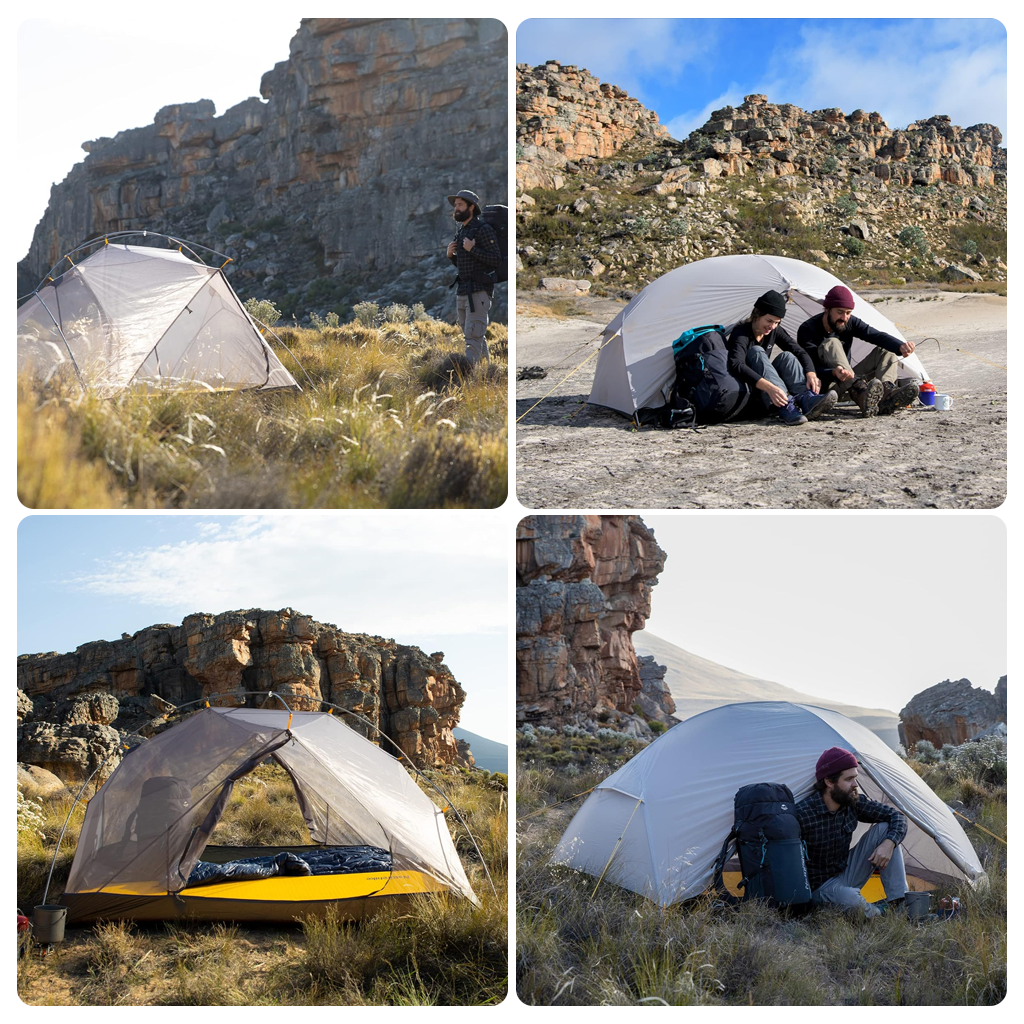 Naturehike Tenda Hiking Mongar NH17T007-M Tenda Ultralight 2 Orang NH19M002-J