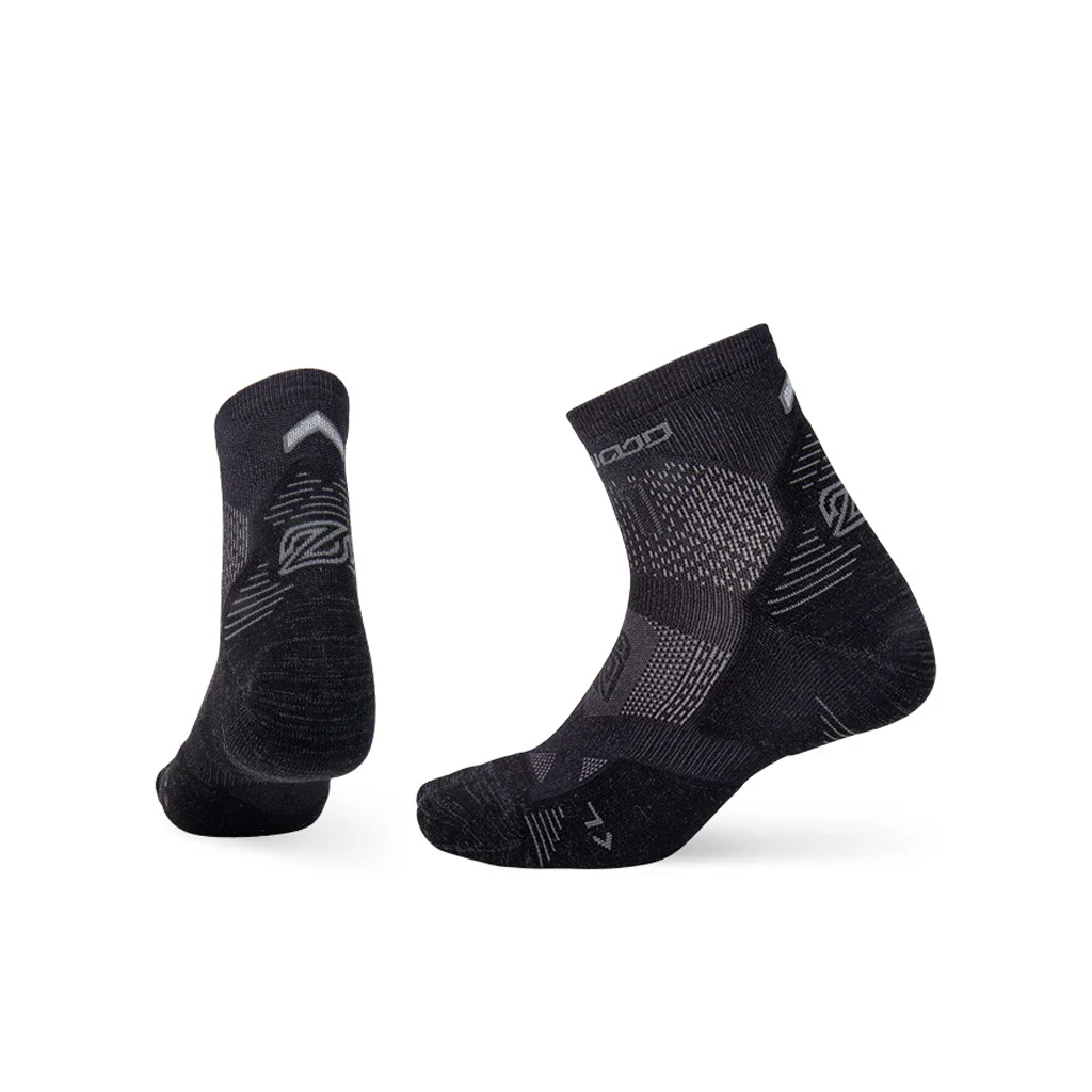 Kaos Kaki Lari Anti Blister Zealwood R1 Ankle R-Series | Merino Wool | Tidak Lecet - Adem & Tahan Bau