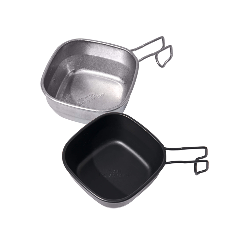 Mobi Garden Sierra Hanging Square Bowl Hiking Stainless Steel 304 NX23666018 Mangkuk Gantung Camping Outdoor 45ml