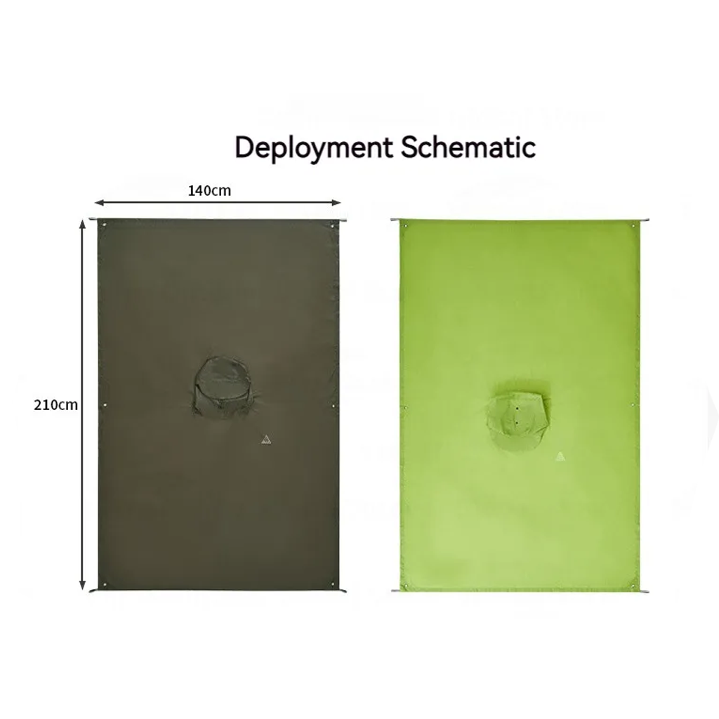 Mobi Garden Jas Hujan Poncho 3 in 1 Multifungsi Mantel NX23667003 Waterproof Raincoat Flysheet Matrass Bivak Outdoor