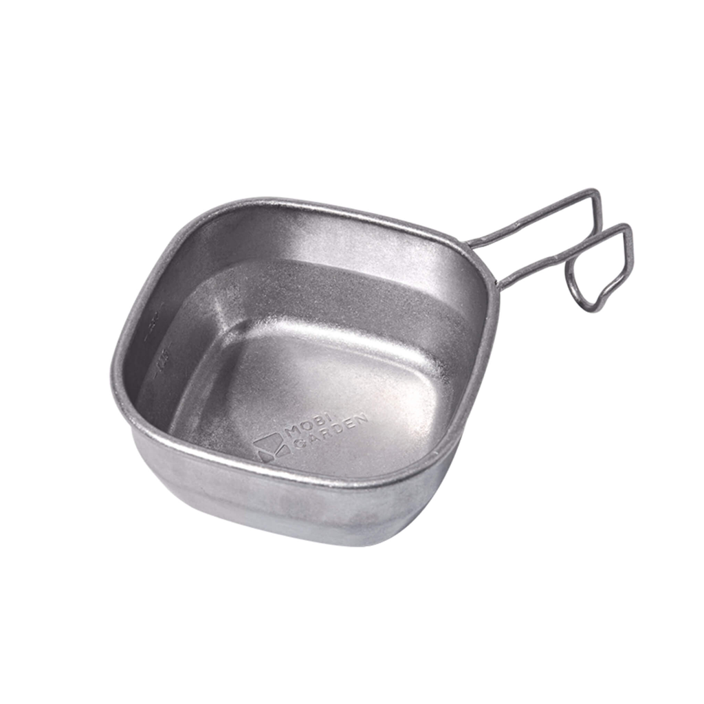 Mobi Garden Sierra Hanging Square Bowl Hiking Stainless Steel 304 NX23666018 Mangkuk Gantung Camping Outdoor 45ml