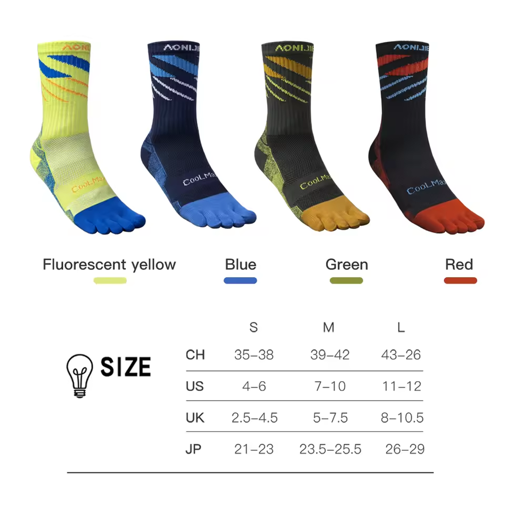 Kaos Kaki Aonijie E4846 Finger Socks