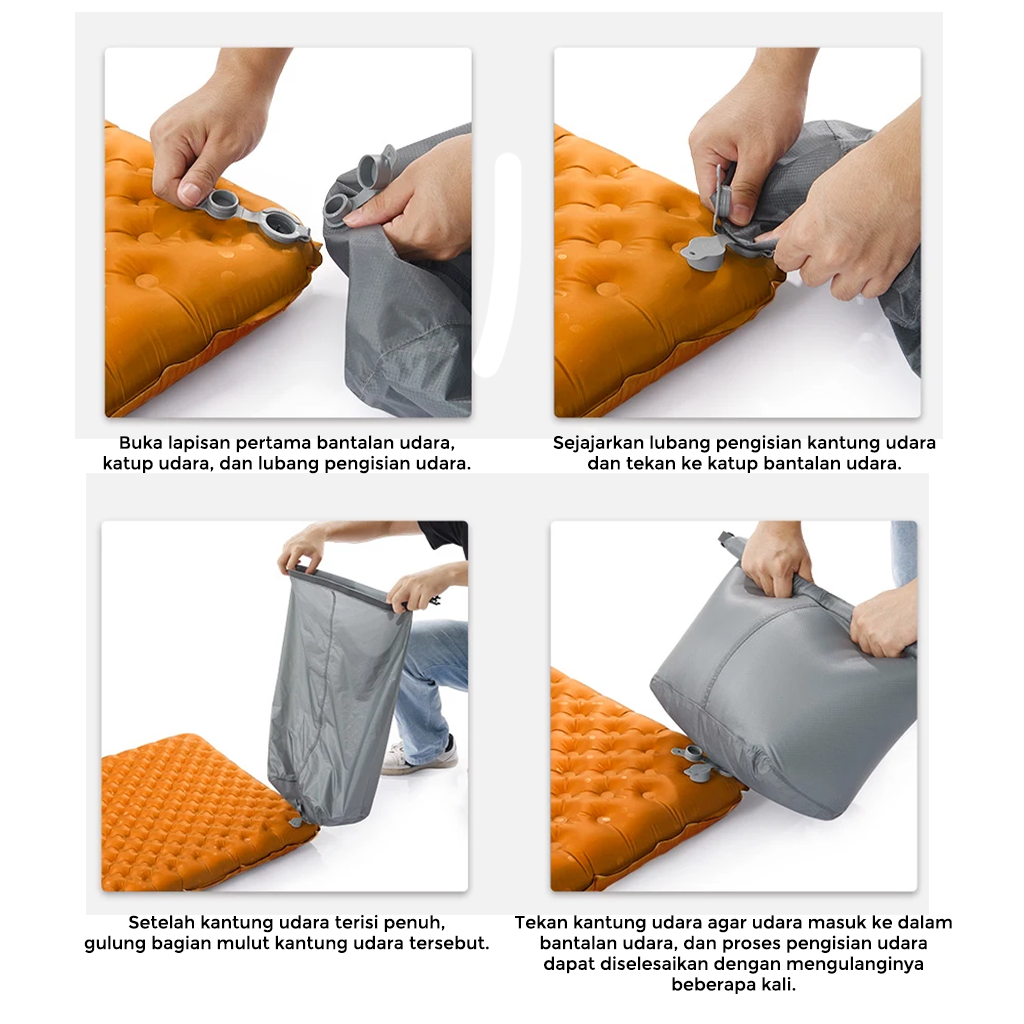 Naturehike Matras Angin Lipat Hiking Ultralight Tuye R5.8 CNH22DZ016 Sleeping Pad Camping
