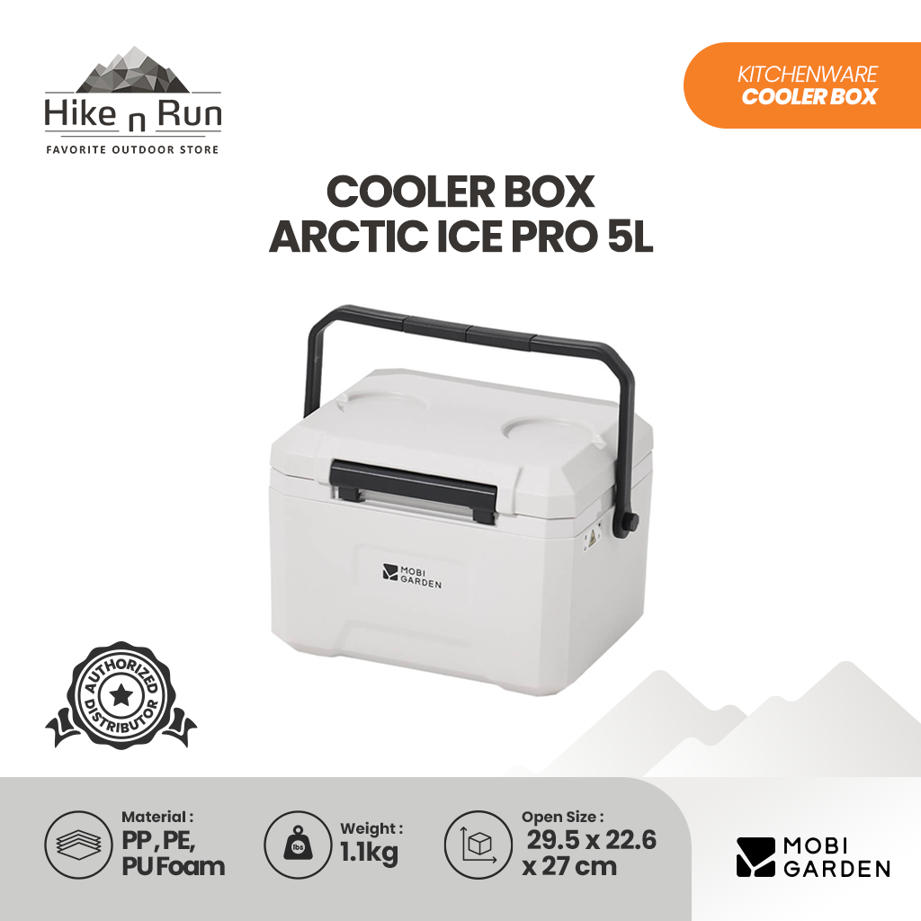 Mobi Garden Cooler Box Kotak Pendingin NX25684002 Coolbox 5L 6L 22L Container Box Penyimpanan Es Serbaguna NX25684003 NX25684004