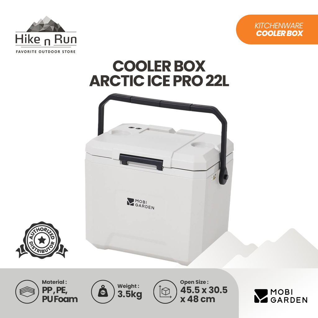 Mobi Garden Cooler Box Kotak Pendingin NX25684002 Coolbox 5L 6L 22L Container Box Penyimpanan Es Serbaguna NX25684003 NX25684004