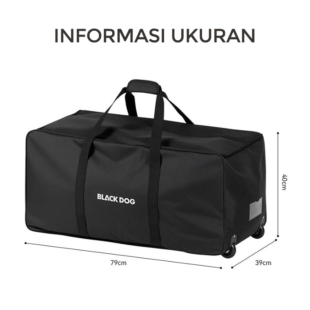 Blackdog Tas Travel Besar dengan Roda CBD2550XB018 Duffle Bag Camping Outdoor CBD2550XB019
