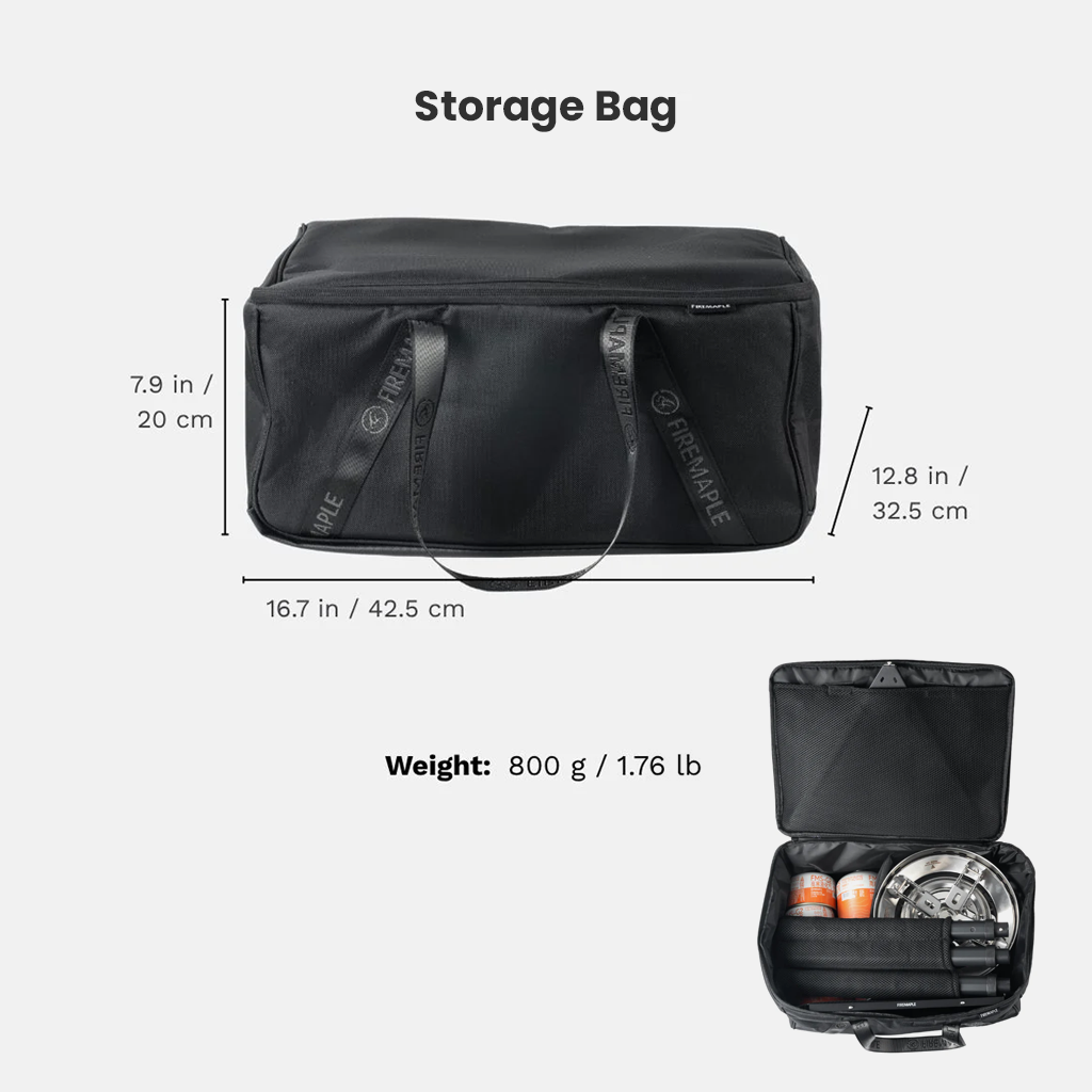 Firemaple Kompor Camping Vulcan DualBlaze Pro-Stove Portable Dual ring Flame Power System