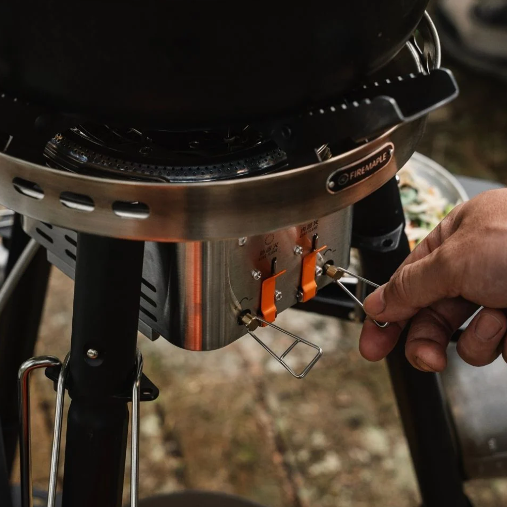 Firemaple Kompor Camping Vulcan DualBlaze Pro-Stove Portable Dual ring Flame Power System