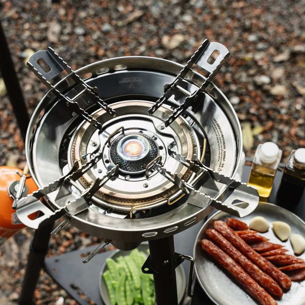 Firemaple Kompor Camping Vulcan DualBlaze Pro-Stove Portable Dual ring Flame Power System